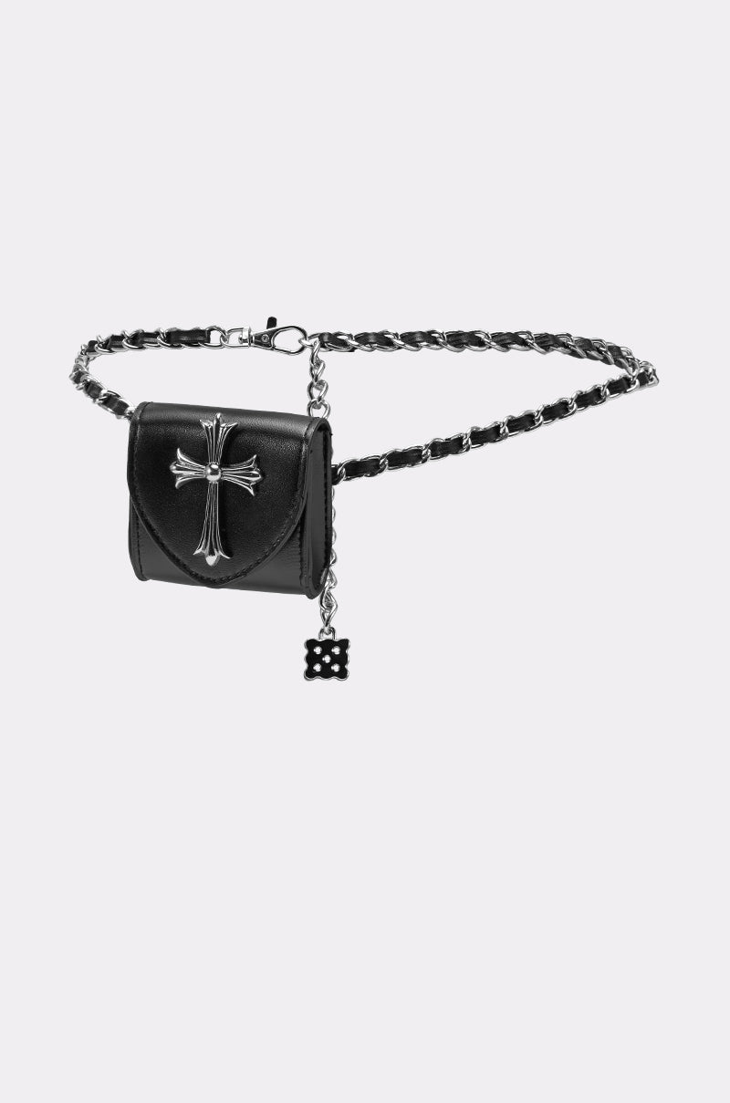 CALL ME CHROME BELT BAG