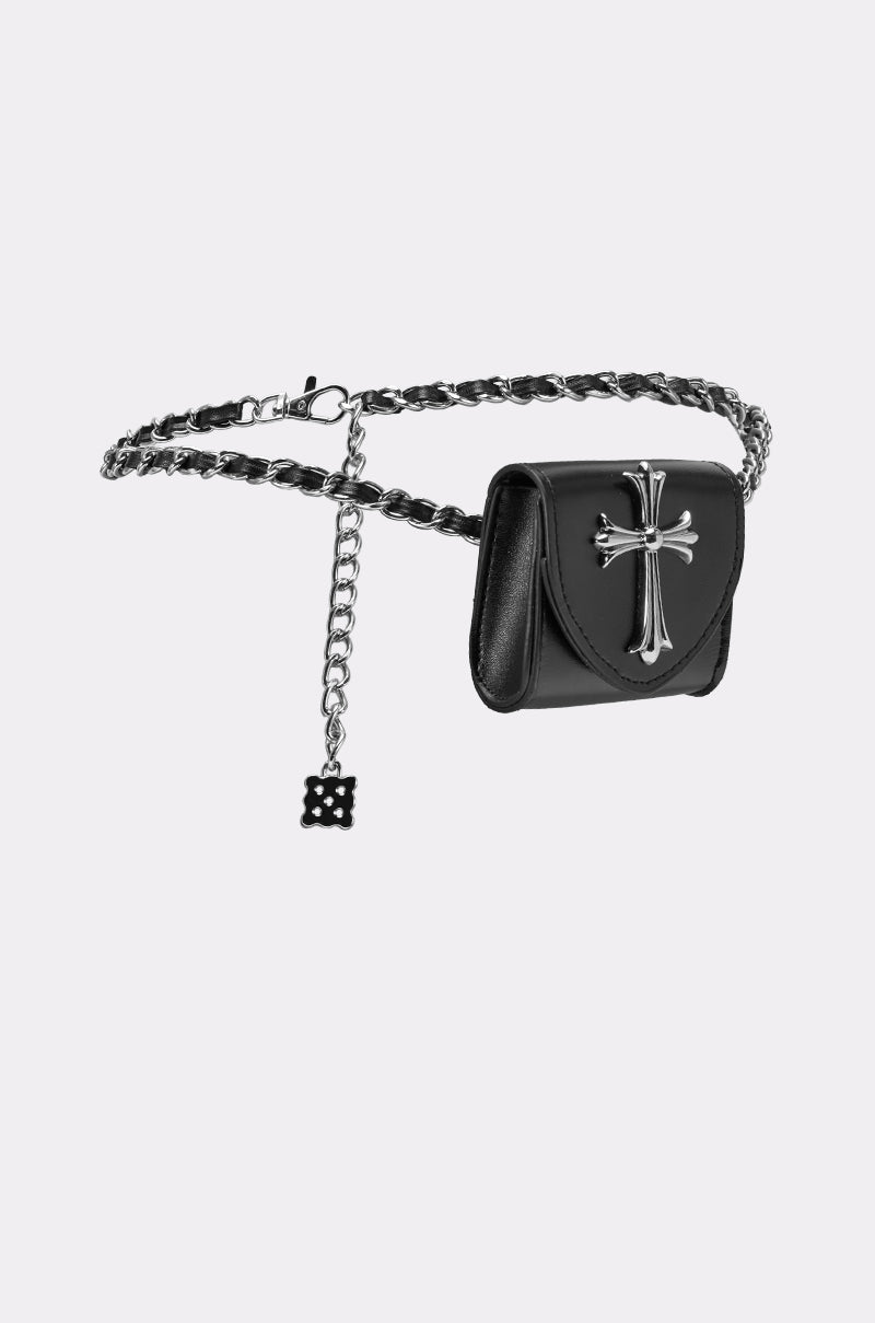CALL ME CHROME BELT BAG