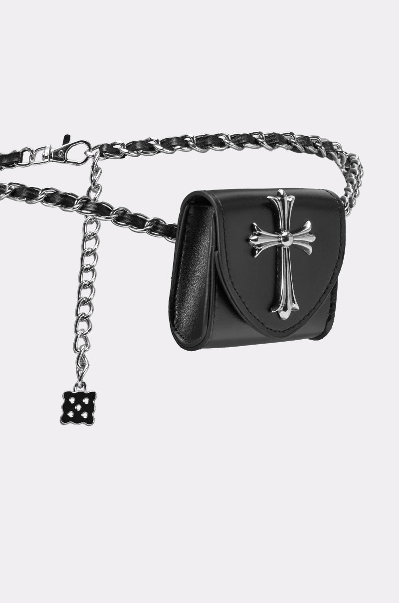 CALL ME CHROME BELT BAG
