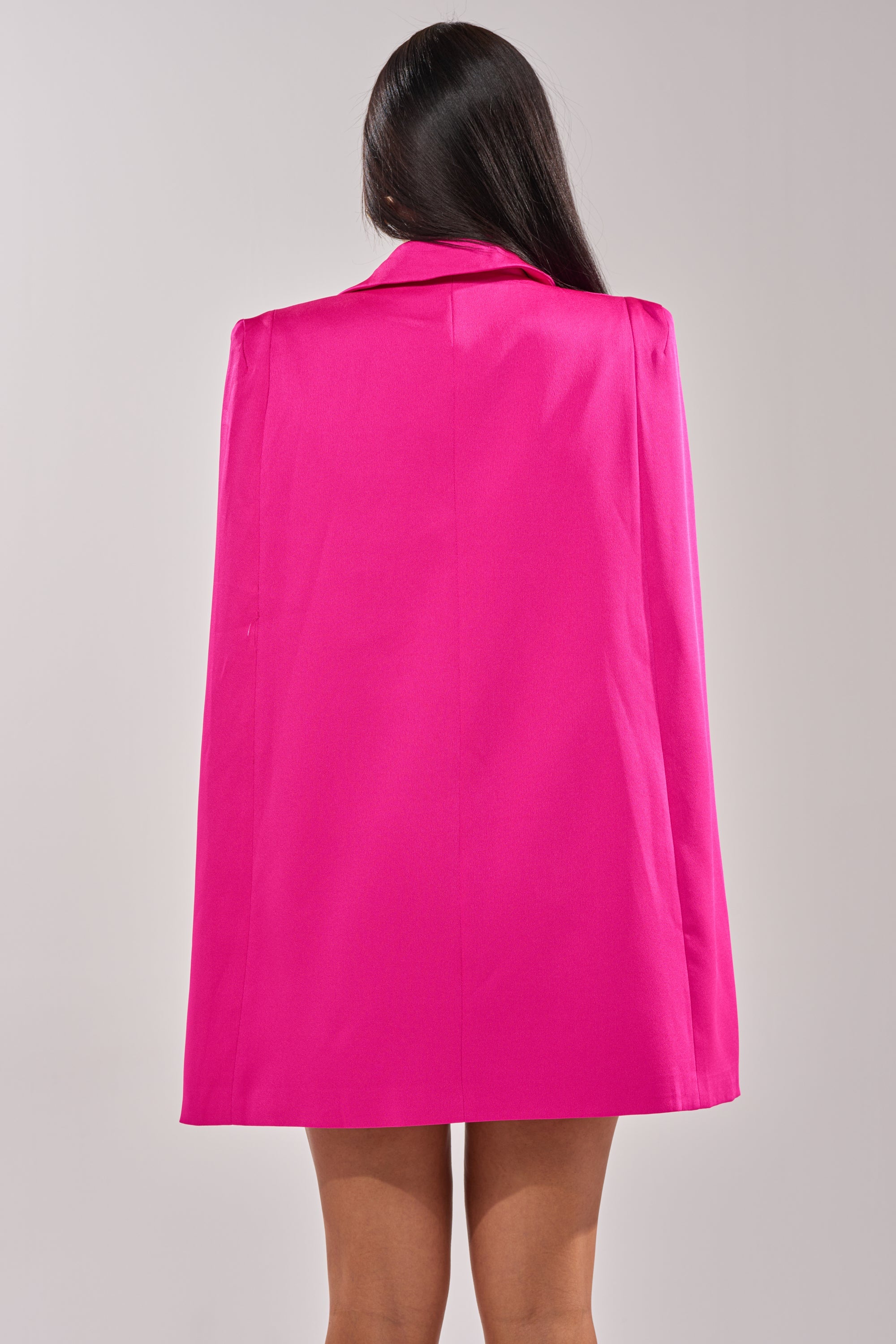 A LA MODE MINI BLAZER DRESS IN PINK