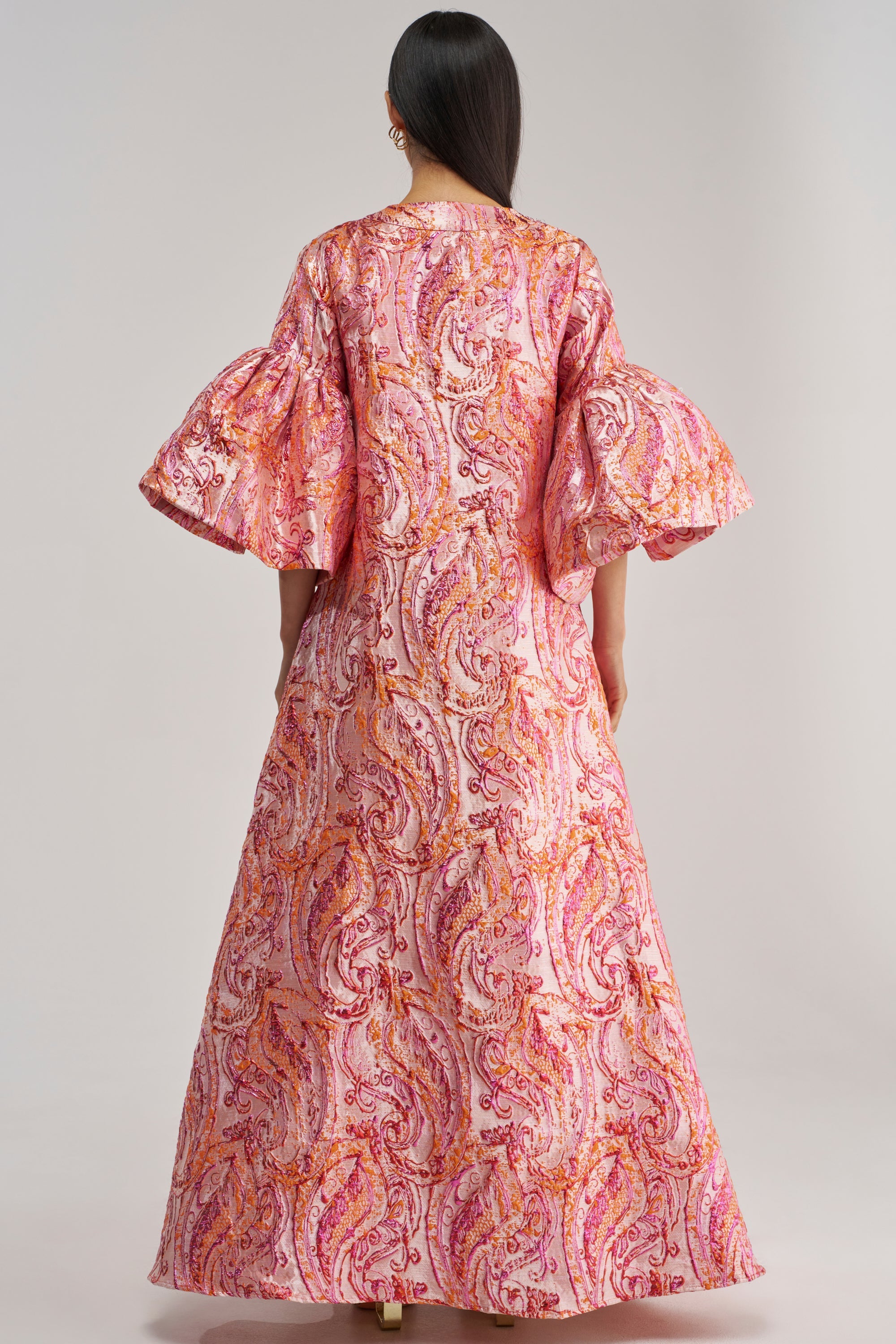 PINK SORBET BROCADE DUSTER