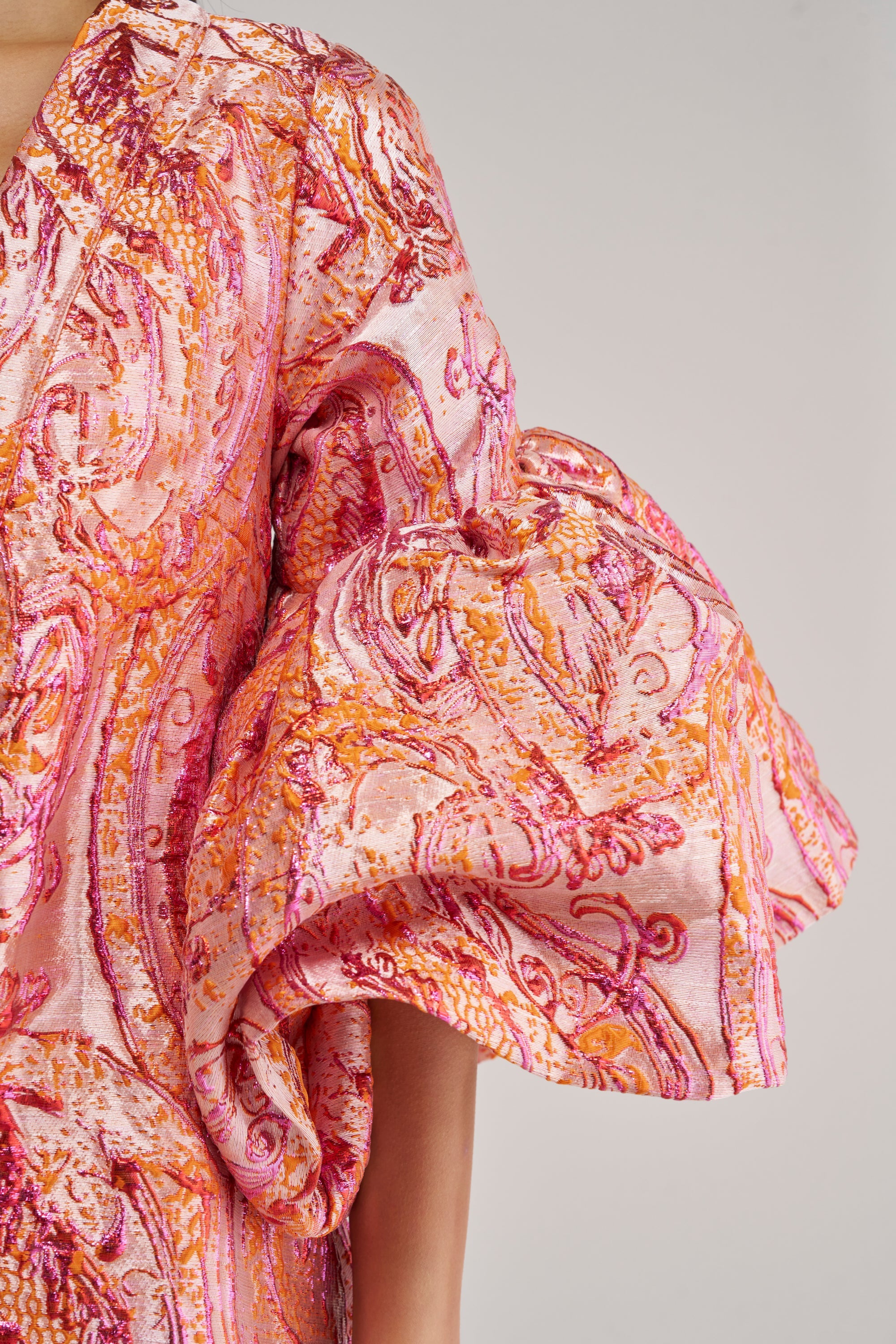 PINK SORBET BROCADE DUSTER