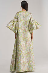 KEY LIME BROCADE DUSTER