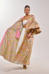 LEMON DROP BROCADE DUSTER