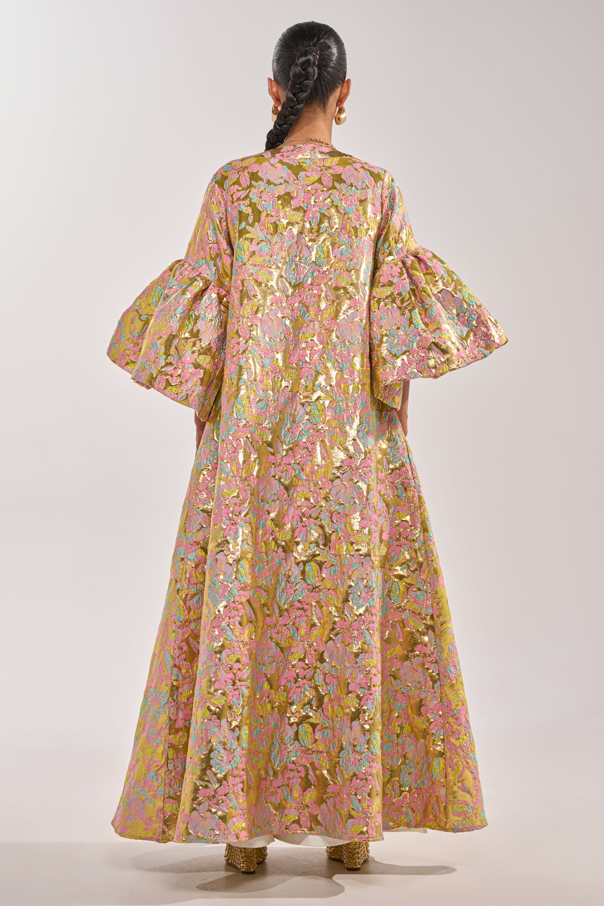LEMON DROP BROCADE DUSTER