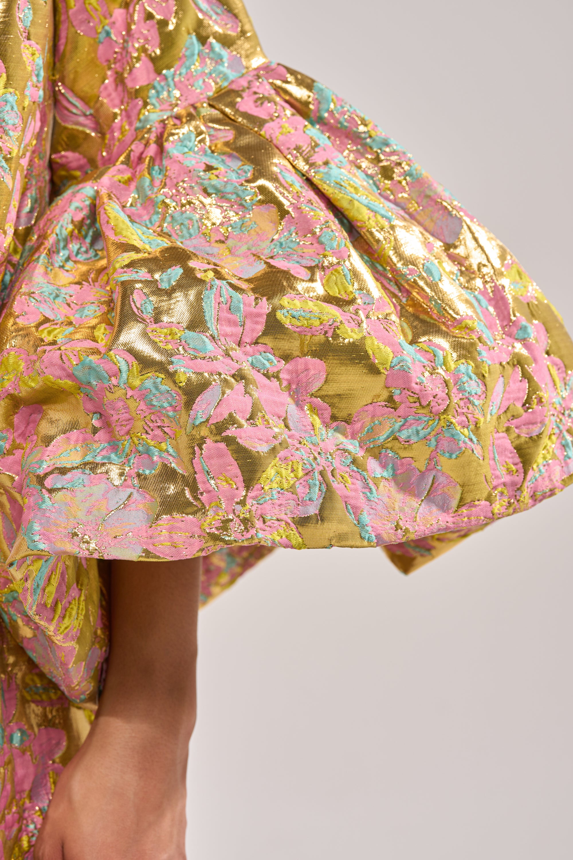 LEMON DROP BROCADE DUSTER