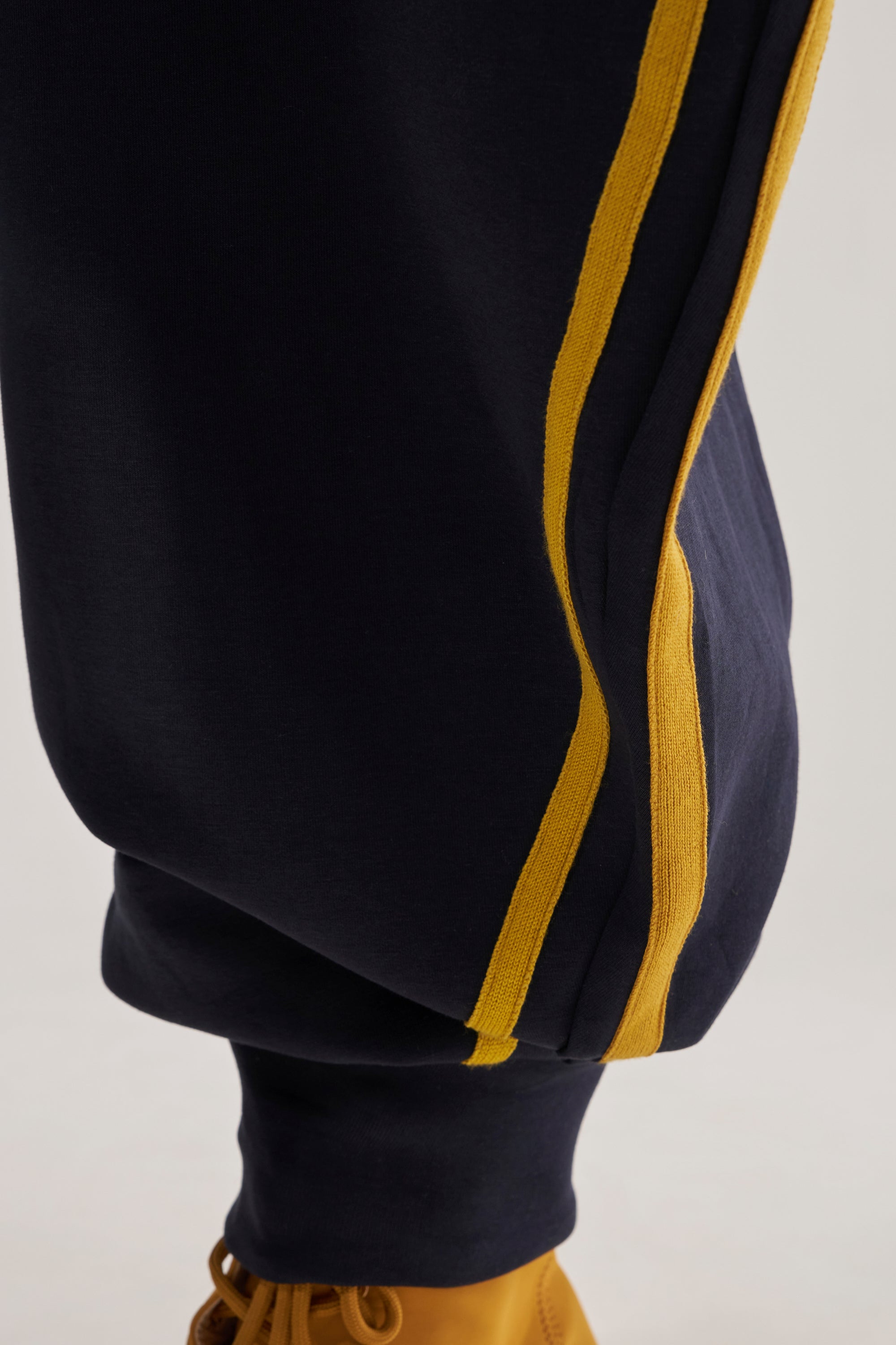 COMFY COZY VARSITY JUMPSUIT IN NAVY