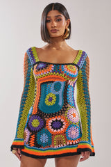 PARADISE FOUND KNIT MINI DRESS