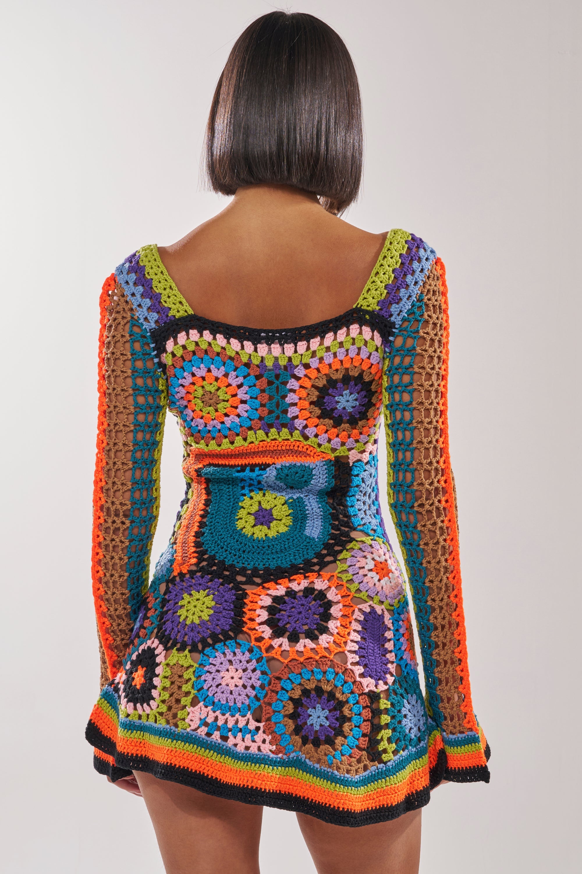 PARADISE FOUND KNIT MINI DRESS