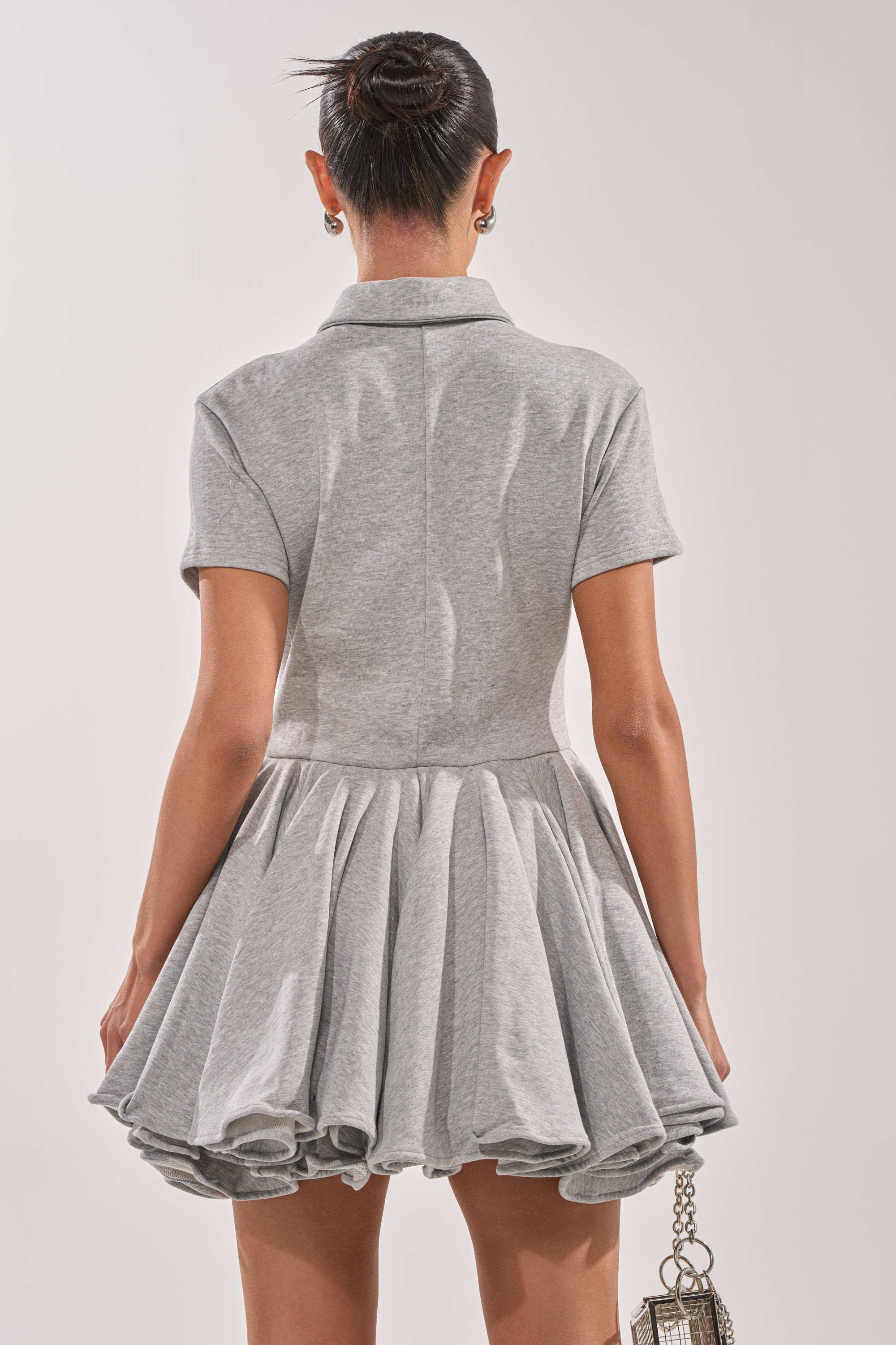 AVERY SHORT SLEEVE FRENCH TERRY MINI DRESS
