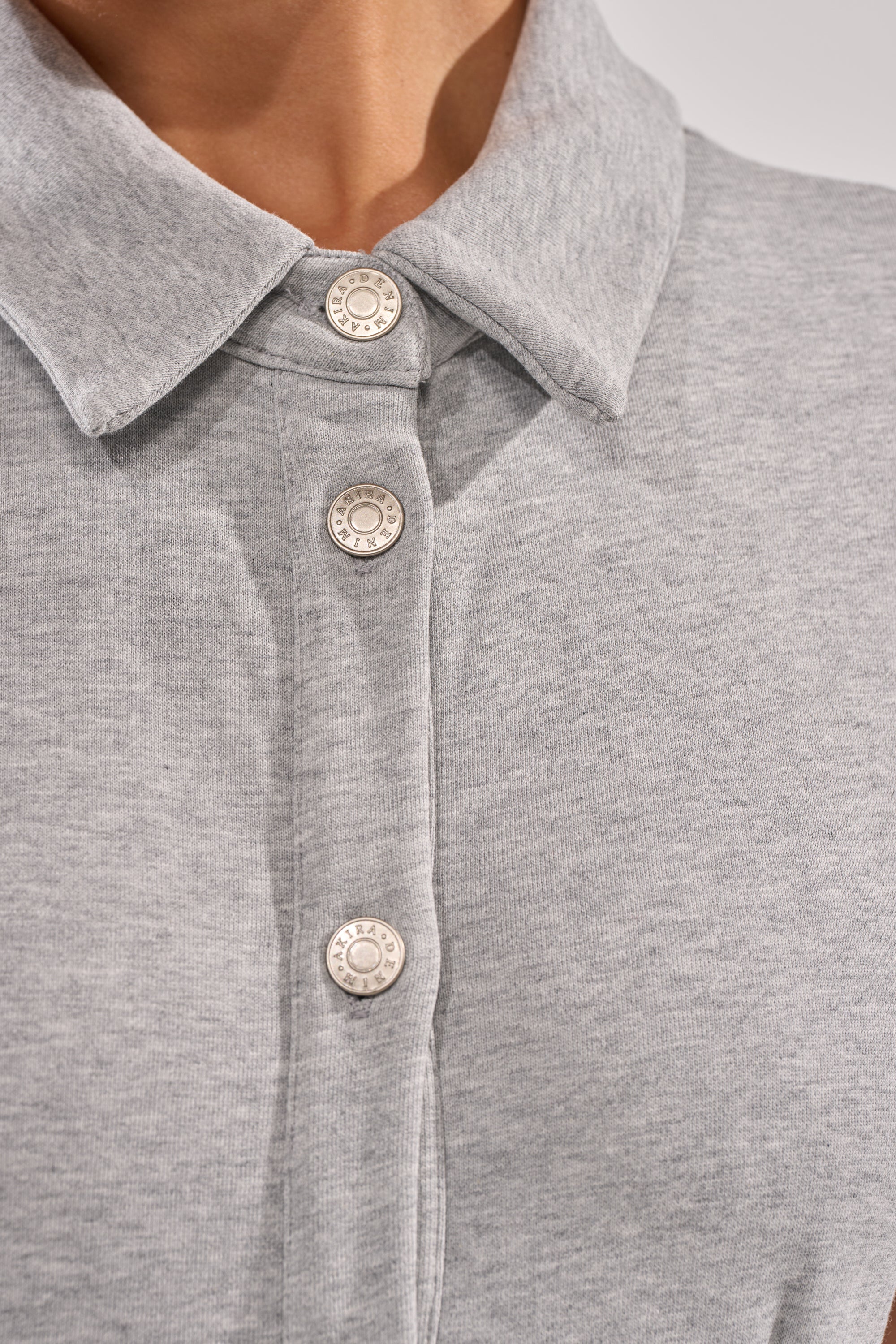 AVERY SHORT SLEEVE FRENCH TERRY MINI DRESS