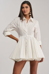 THE IT GIRL POPLIN MINI DRESS