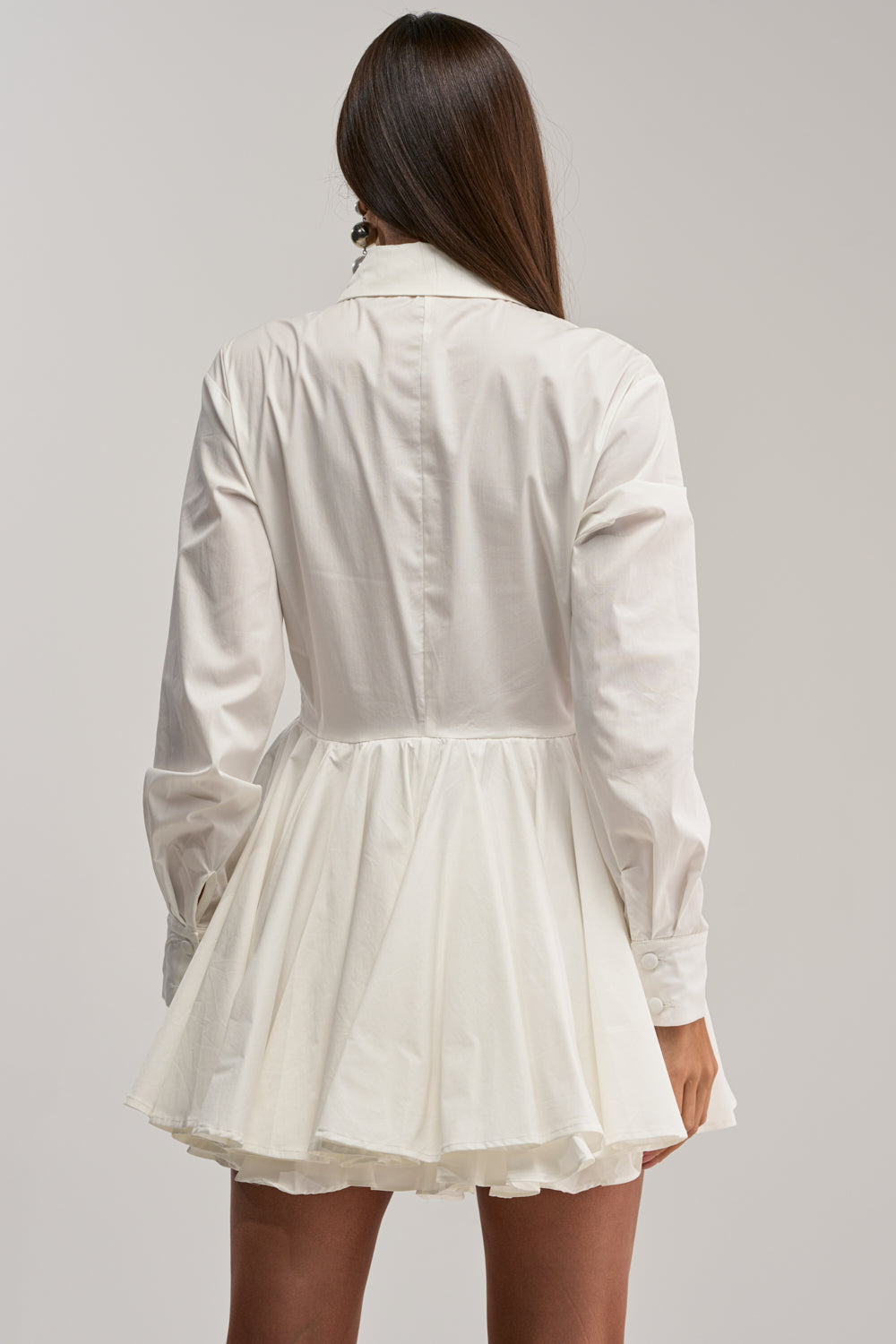 THE IT GIRL POPLIN MINI DRESS