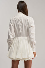 THE IT GIRL POPLIN MINI DRESS