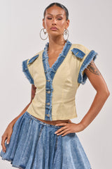 DO YOU LOVE ME BUTTON DOWN