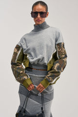 INES COLORBLOCKED SWEATSHIRT