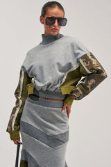 INES COLORBLOCKED SWEATSHIRT