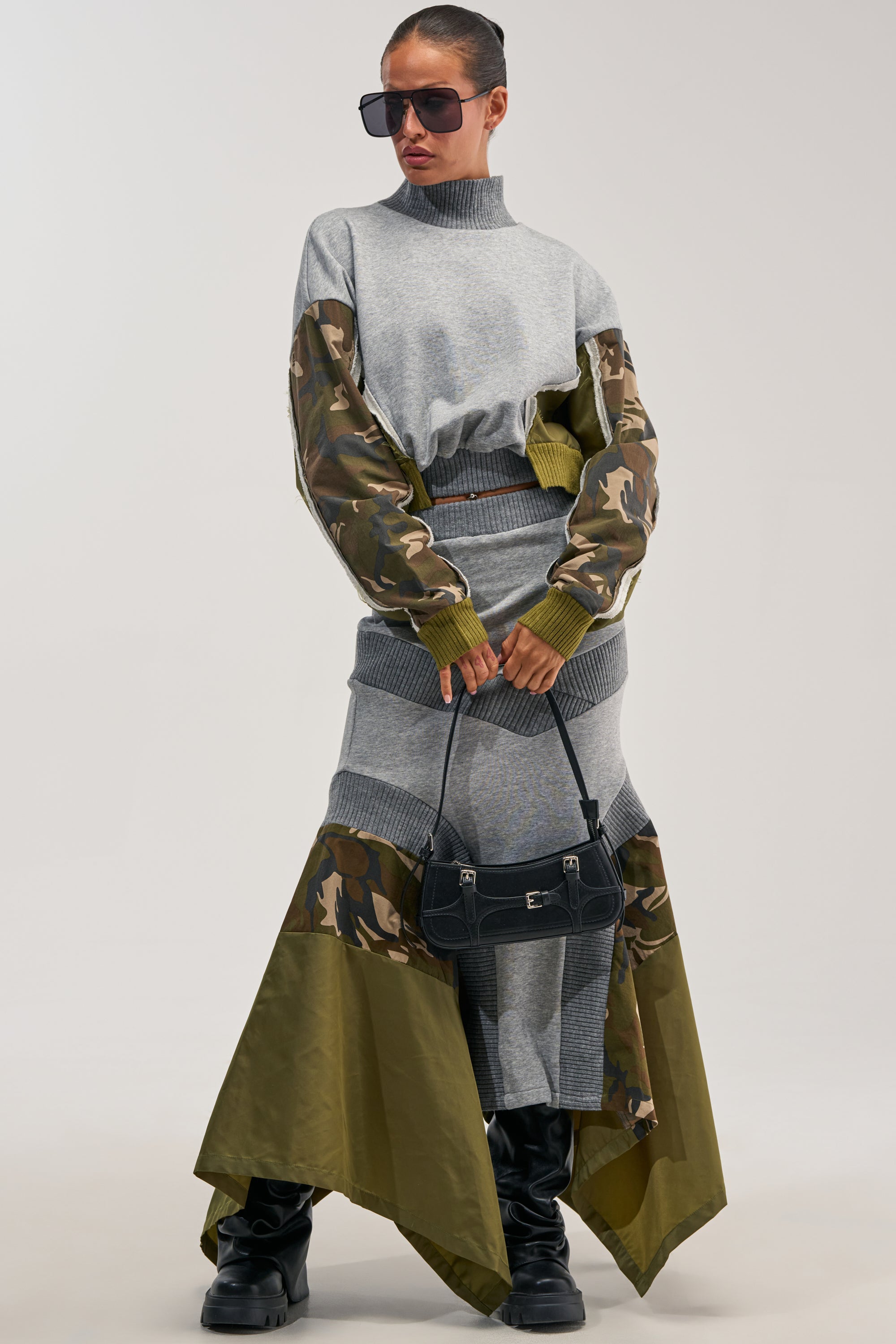 INES COLORBLOCKED SWEATSHIRT