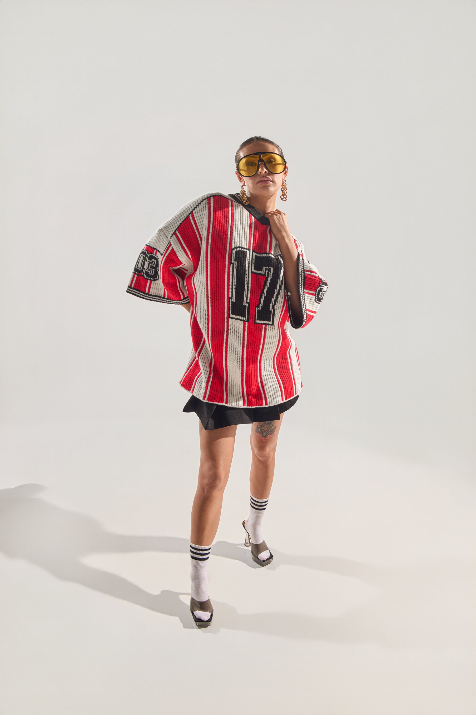 THROW SUM MO KNIT JERSEY TOP