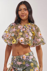 GARDEN PARTY FLORAL BLOUSE