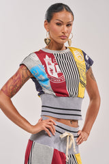 MIXED FEELINGS CROPPED T-SHIRT
