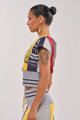 MIXED FEELINGS CROPPED T-SHIRT