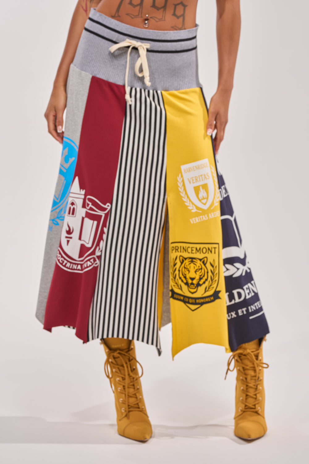 MIXED FEELINGS MIDI SKIRT