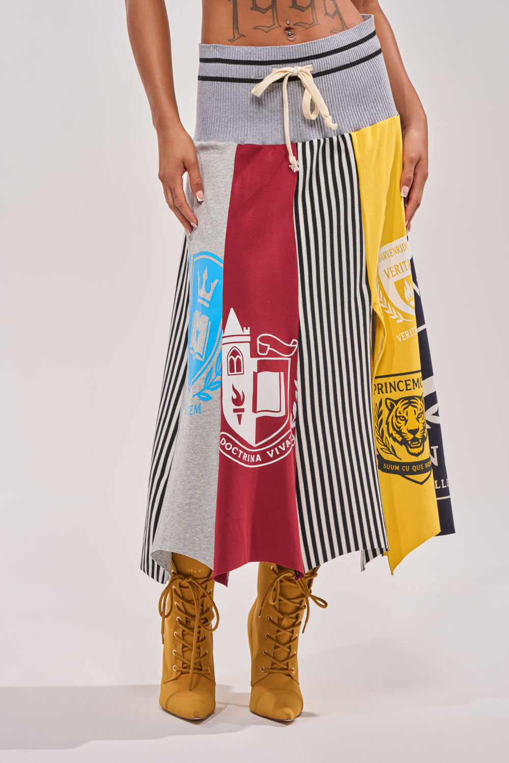 MIXED FEELINGS MIDI SKIRT
