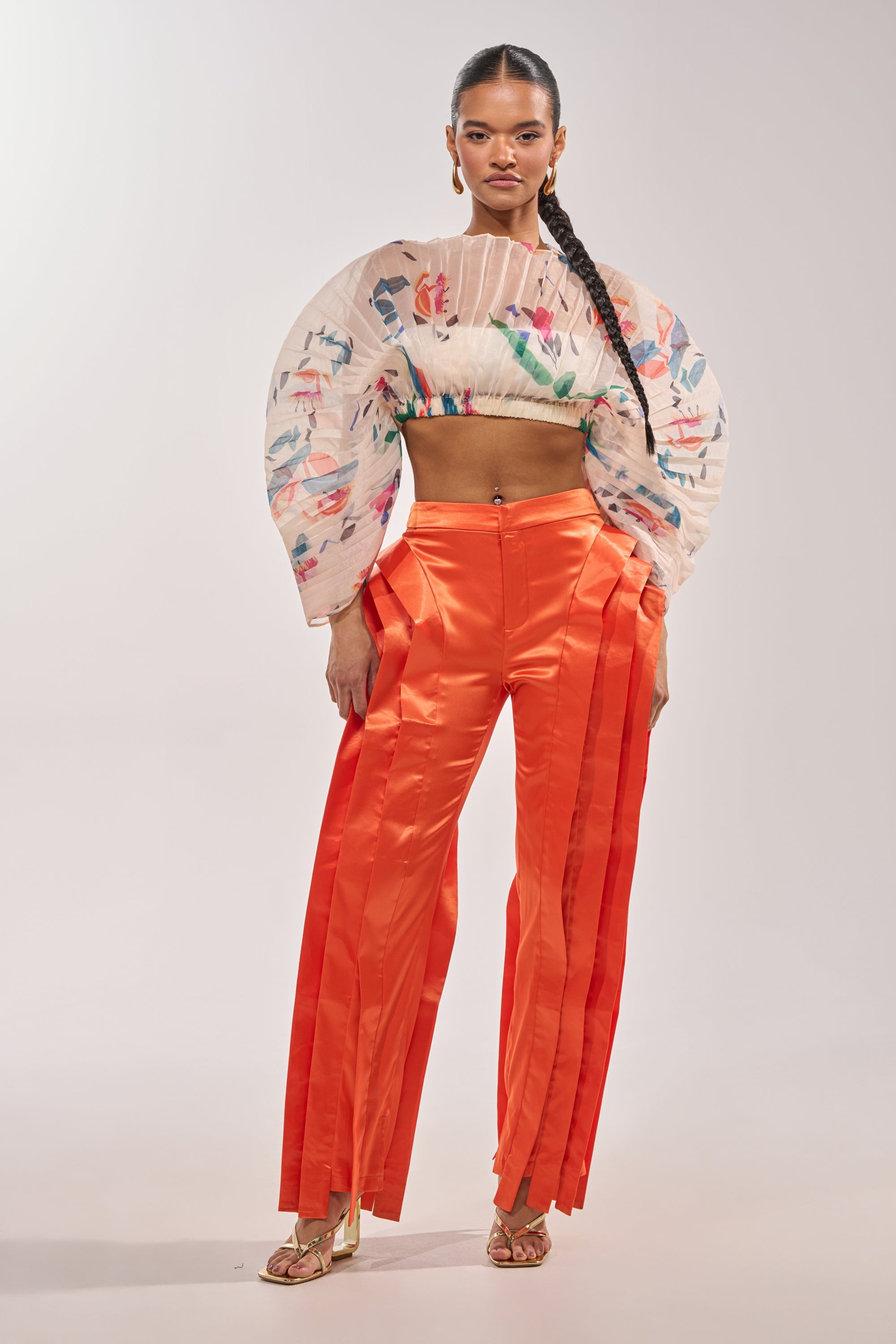 INFINITY TROUSER IN ORANGE