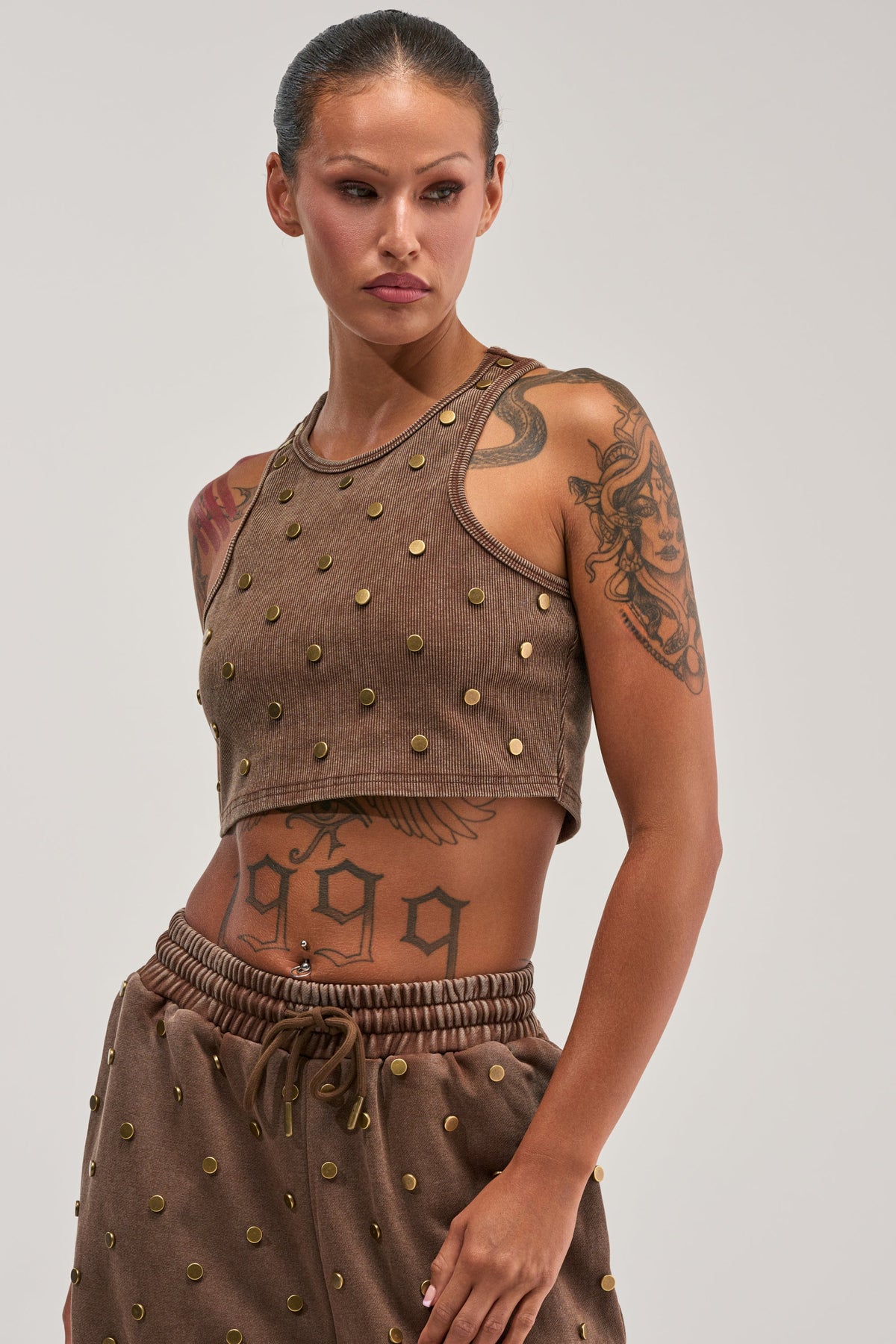 POPPING OFF TANK IN BROWN