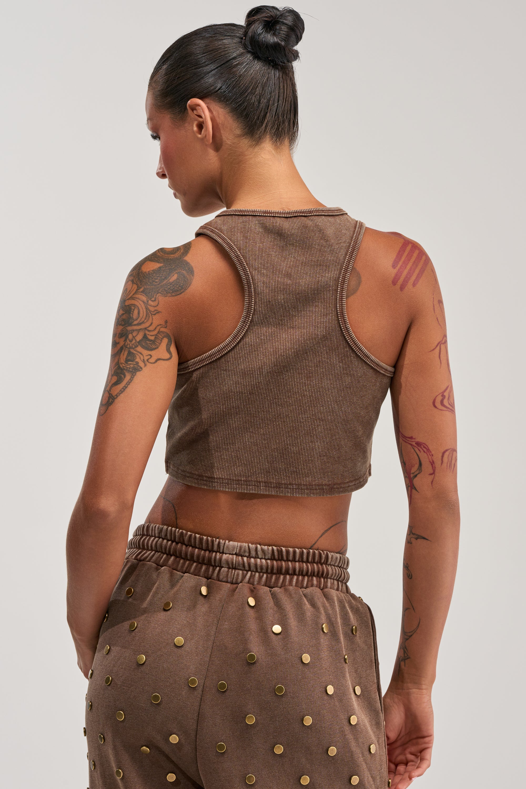 POPPING OFF TANK IN BROWN