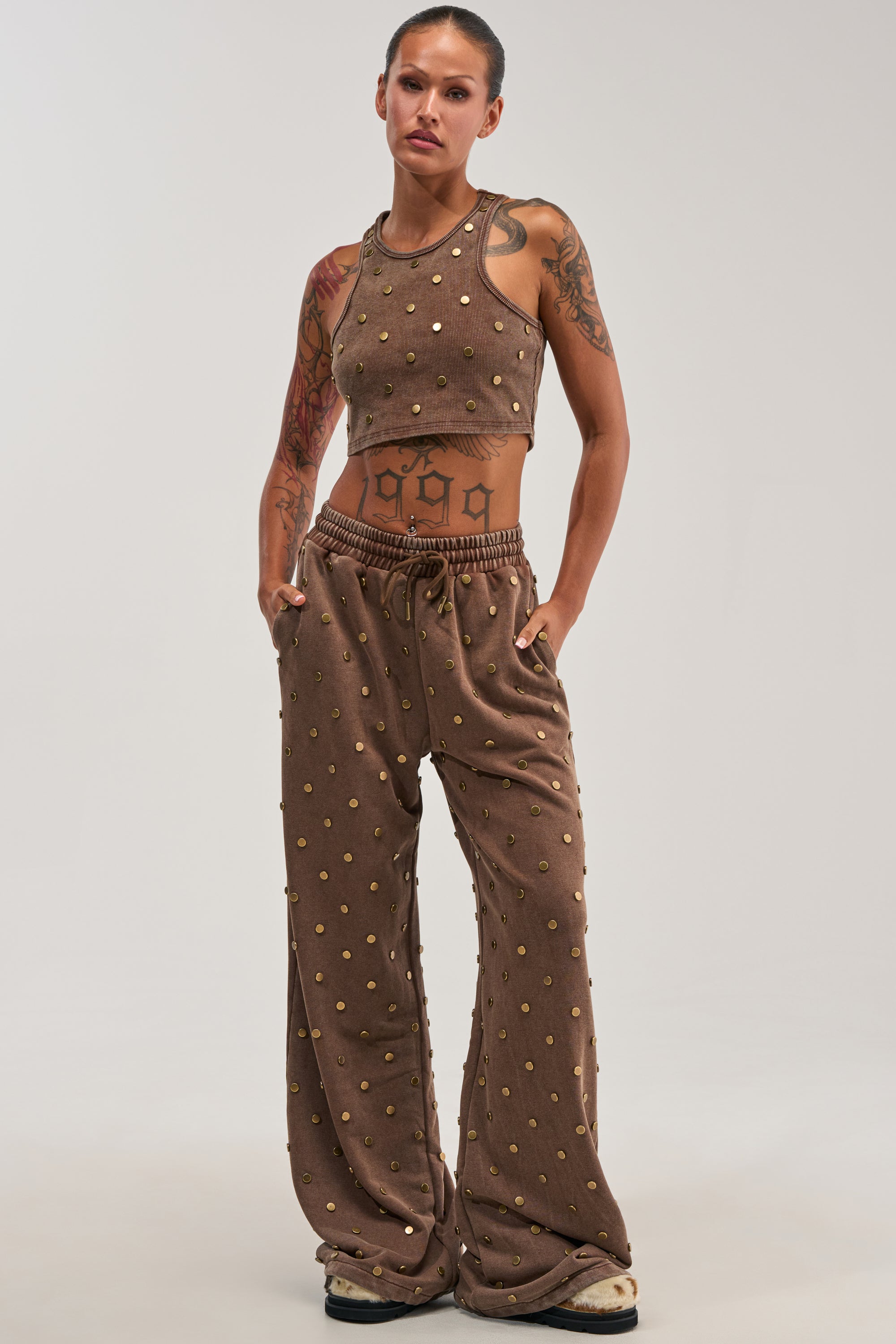 POPPING OFF TANK IN BROWN