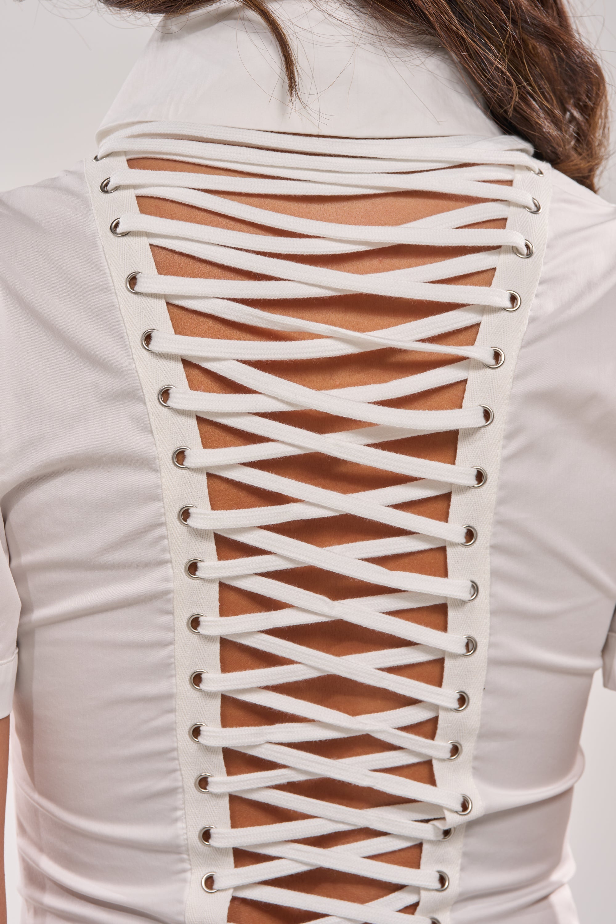 PRETTY PLEASE BUTTON DOWN BLOUSE