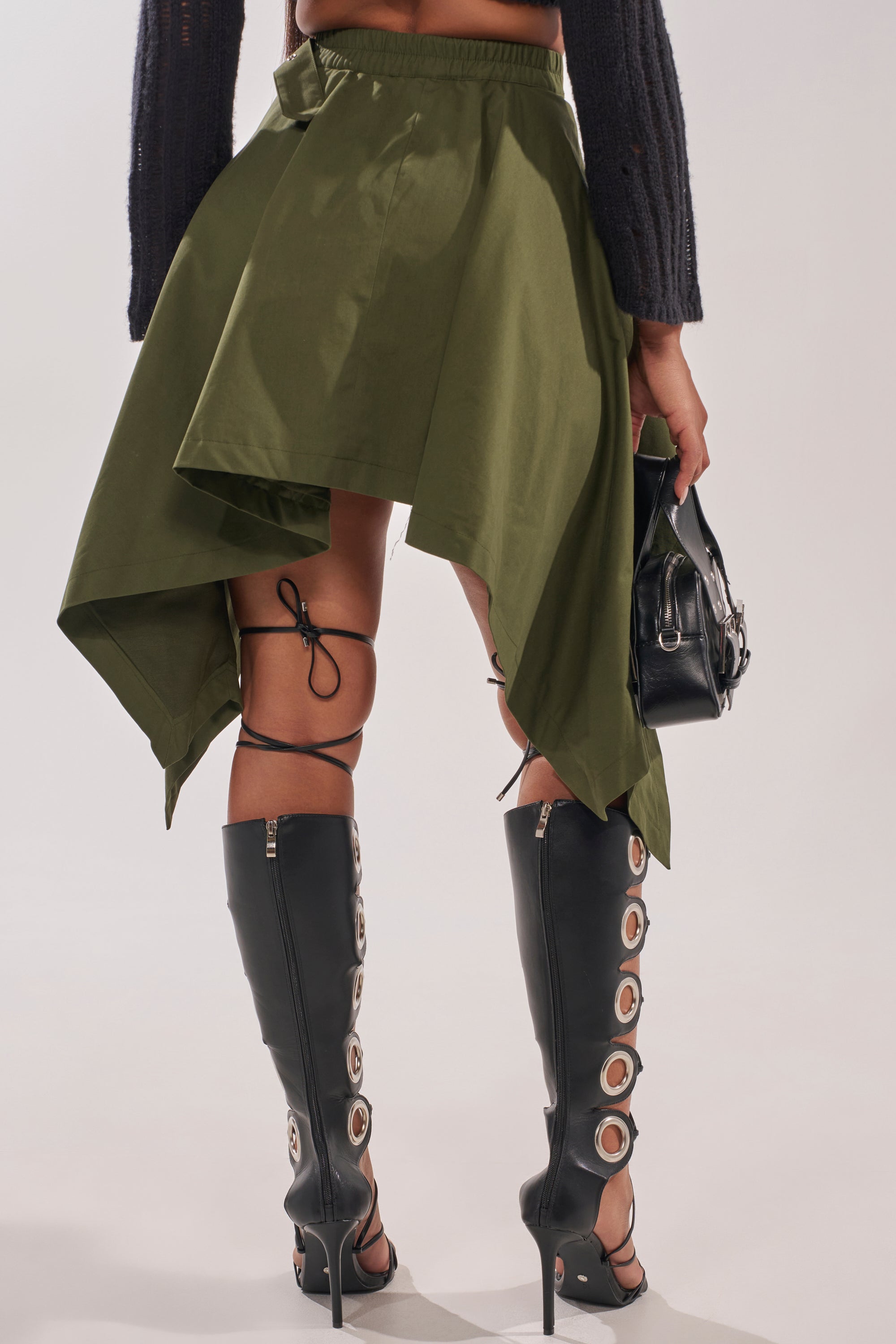 MAEVE MINI SKIRT IN OLIVE
