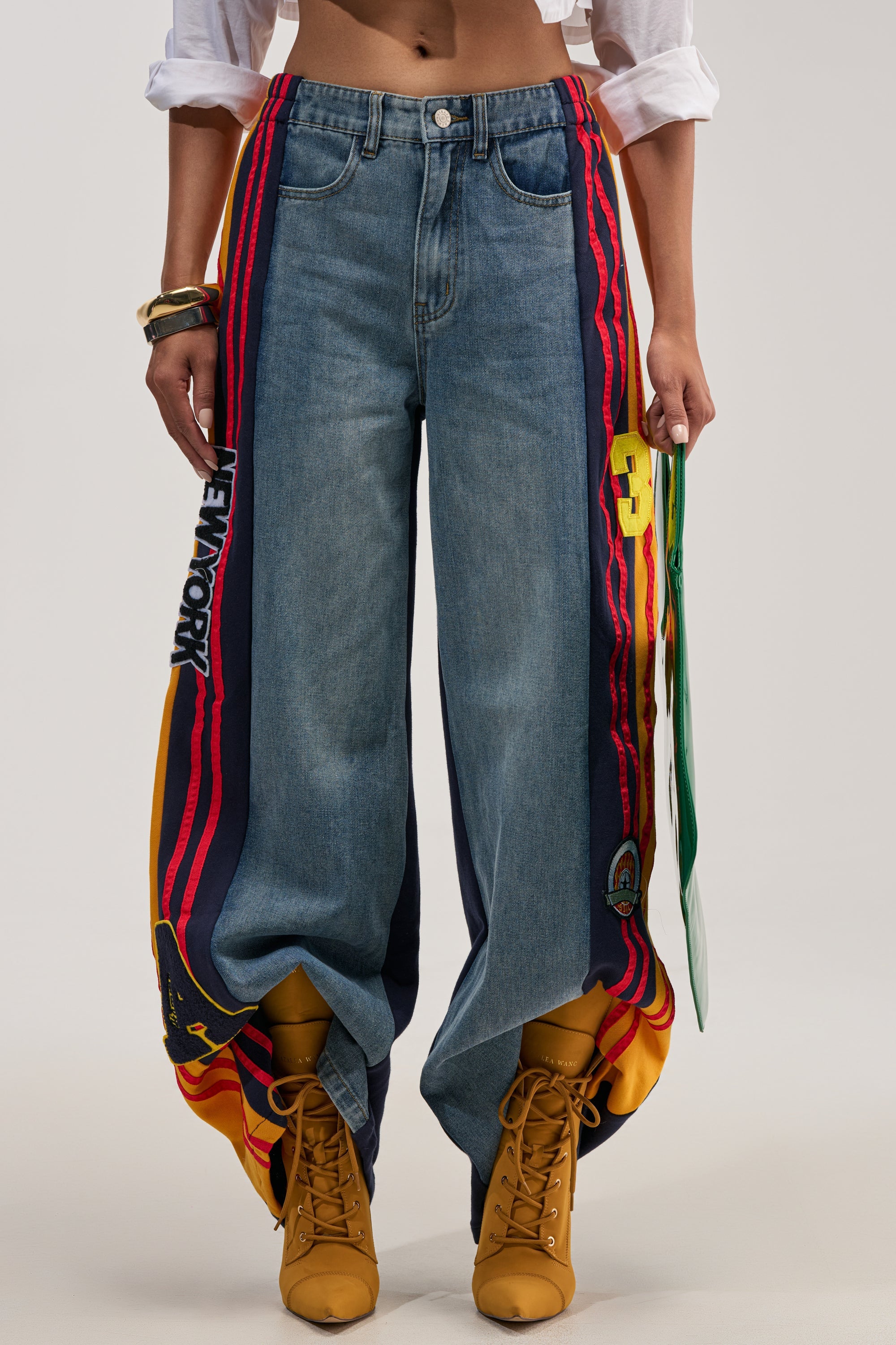 LIGHTS OUT TWO-IN-ONE JEANS
