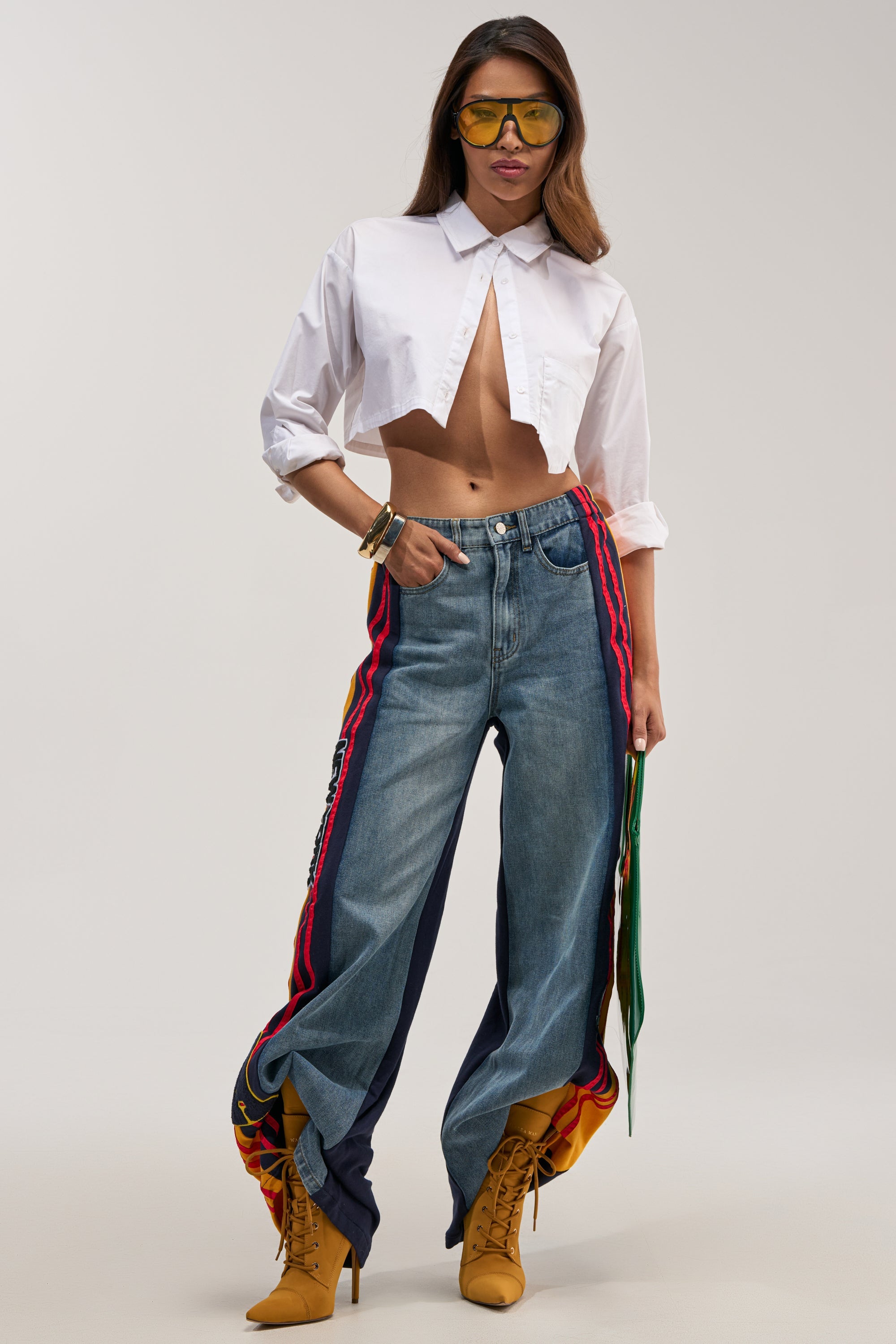 LIGHTS OUT TWO-IN-ONE JEANS