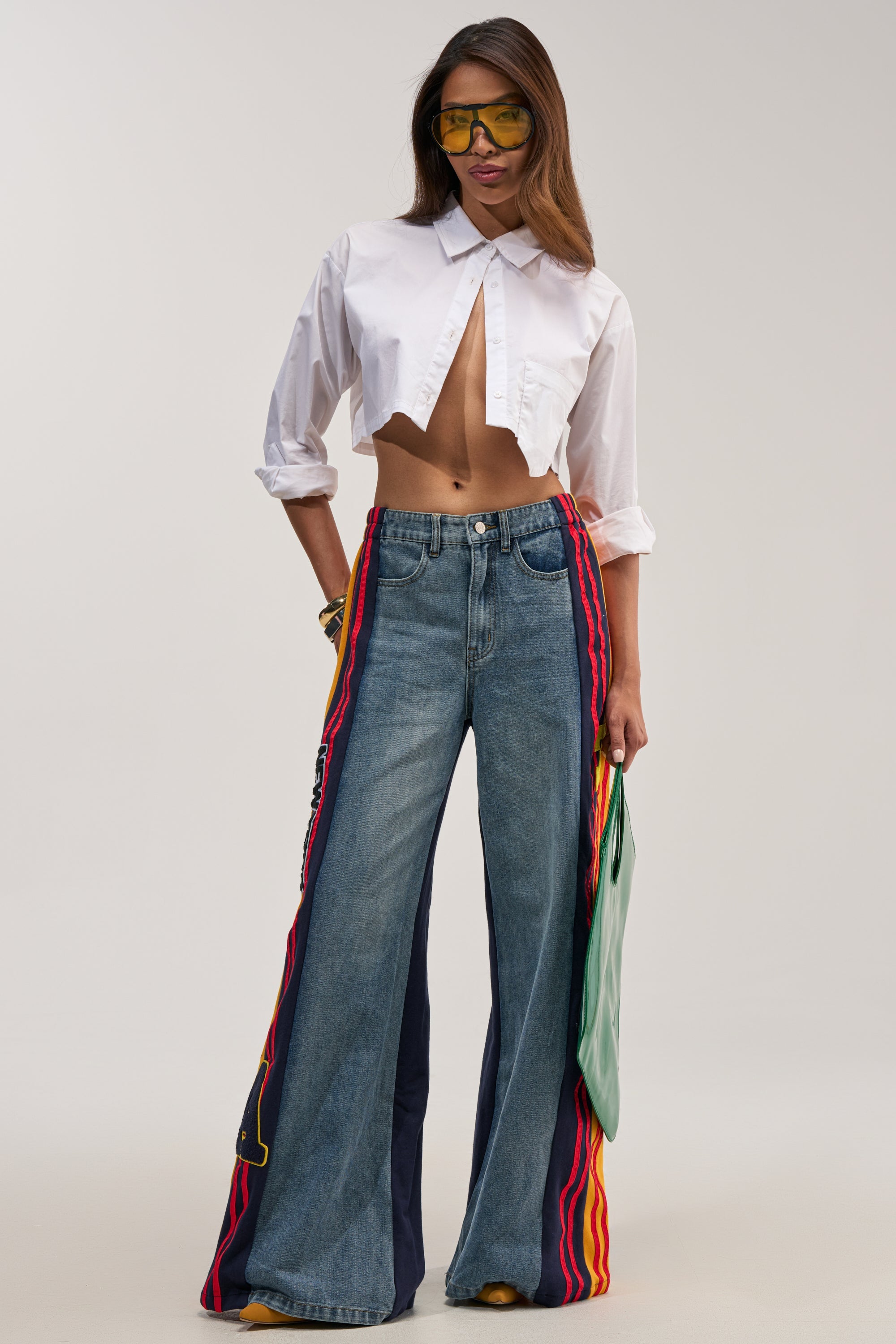 LIGHTS OUT TWO-IN-ONE JEANS