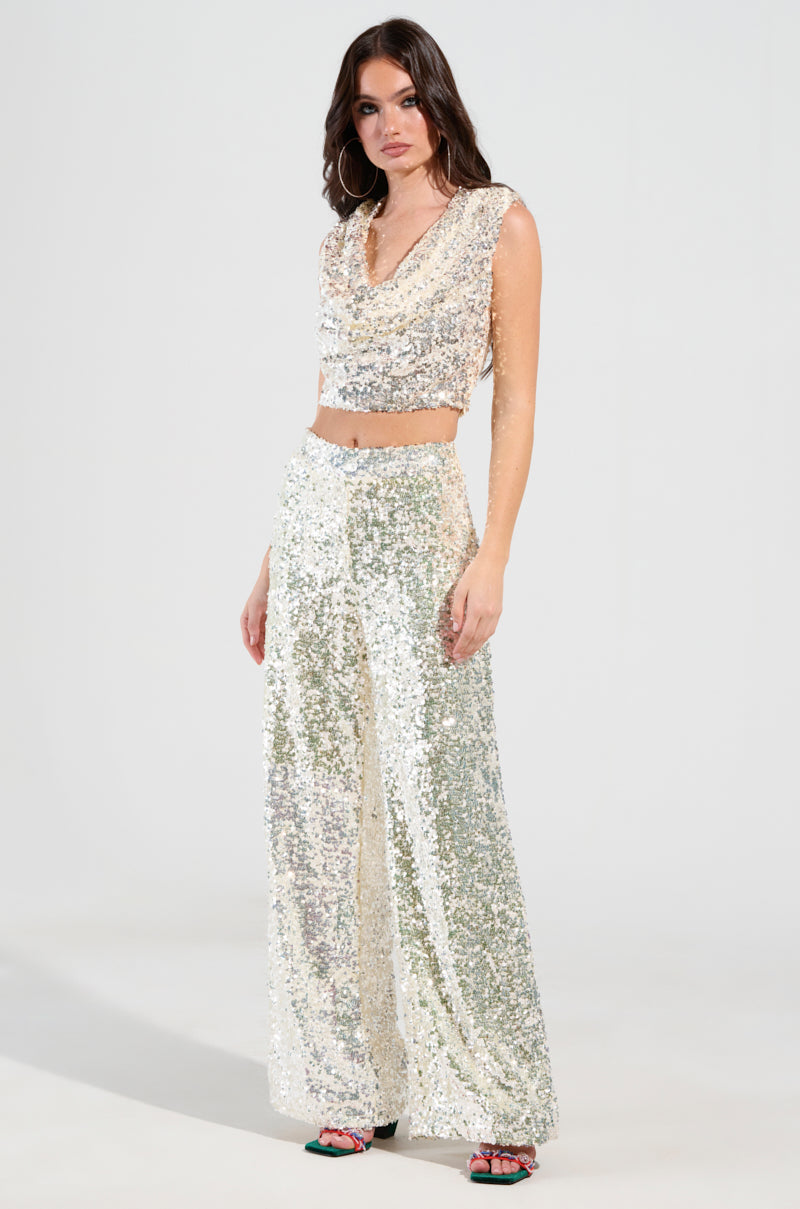 STAR OF THE SHOW SEQUIN TROUSER