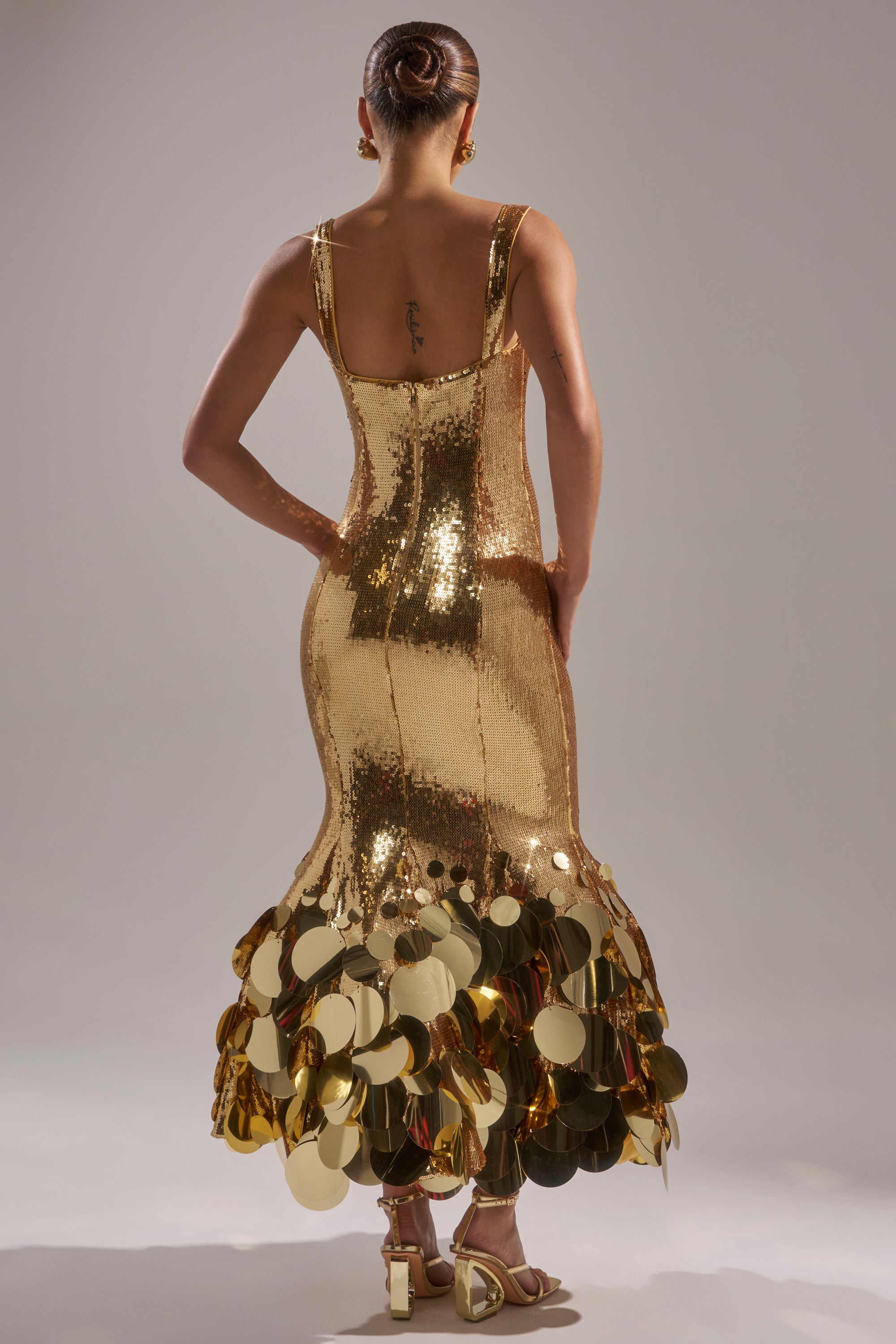 LIFE OF THE PARTY SEQUIN MIDI DRESS