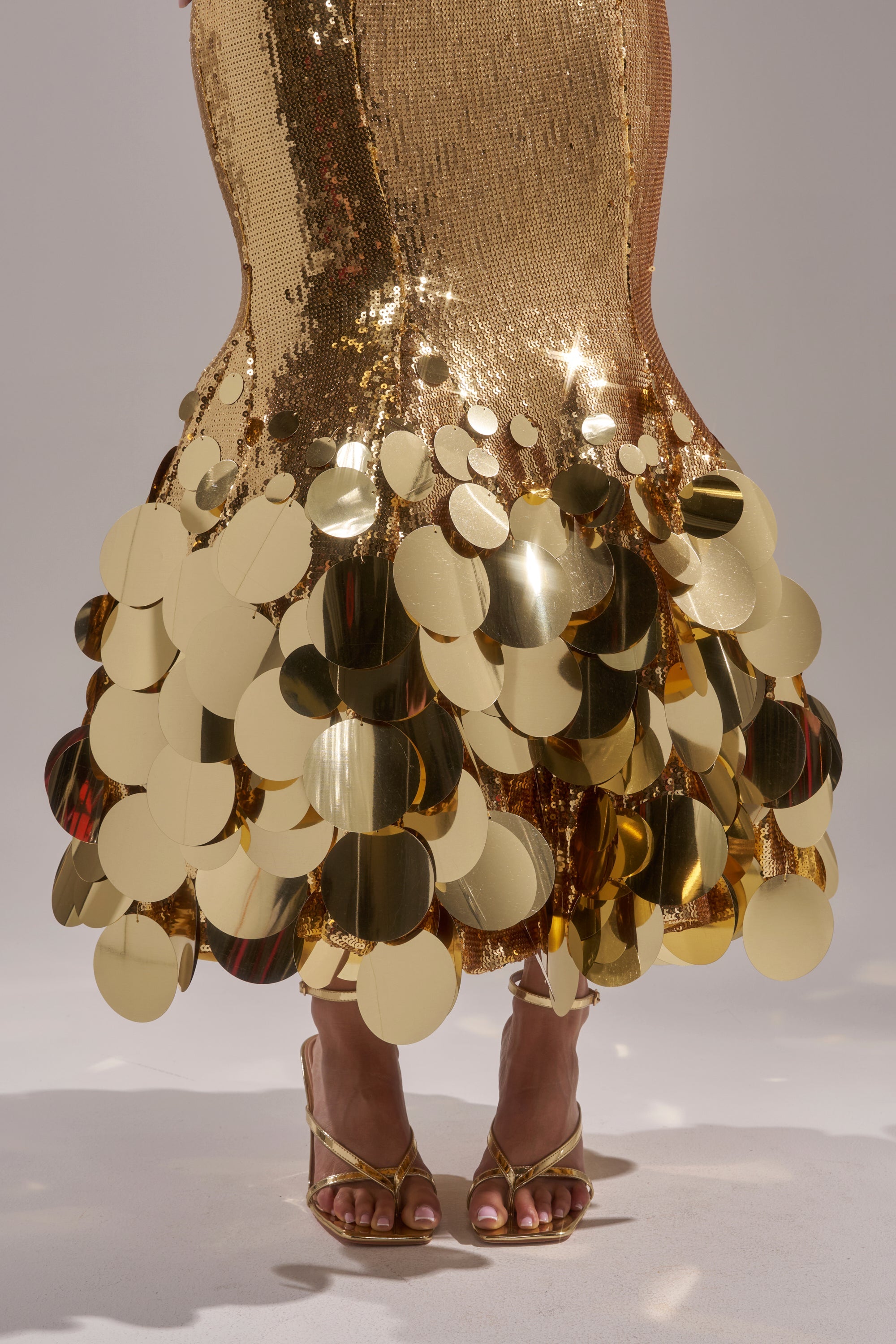 LIFE OF THE PARTY SEQUIN MIDI DRESS