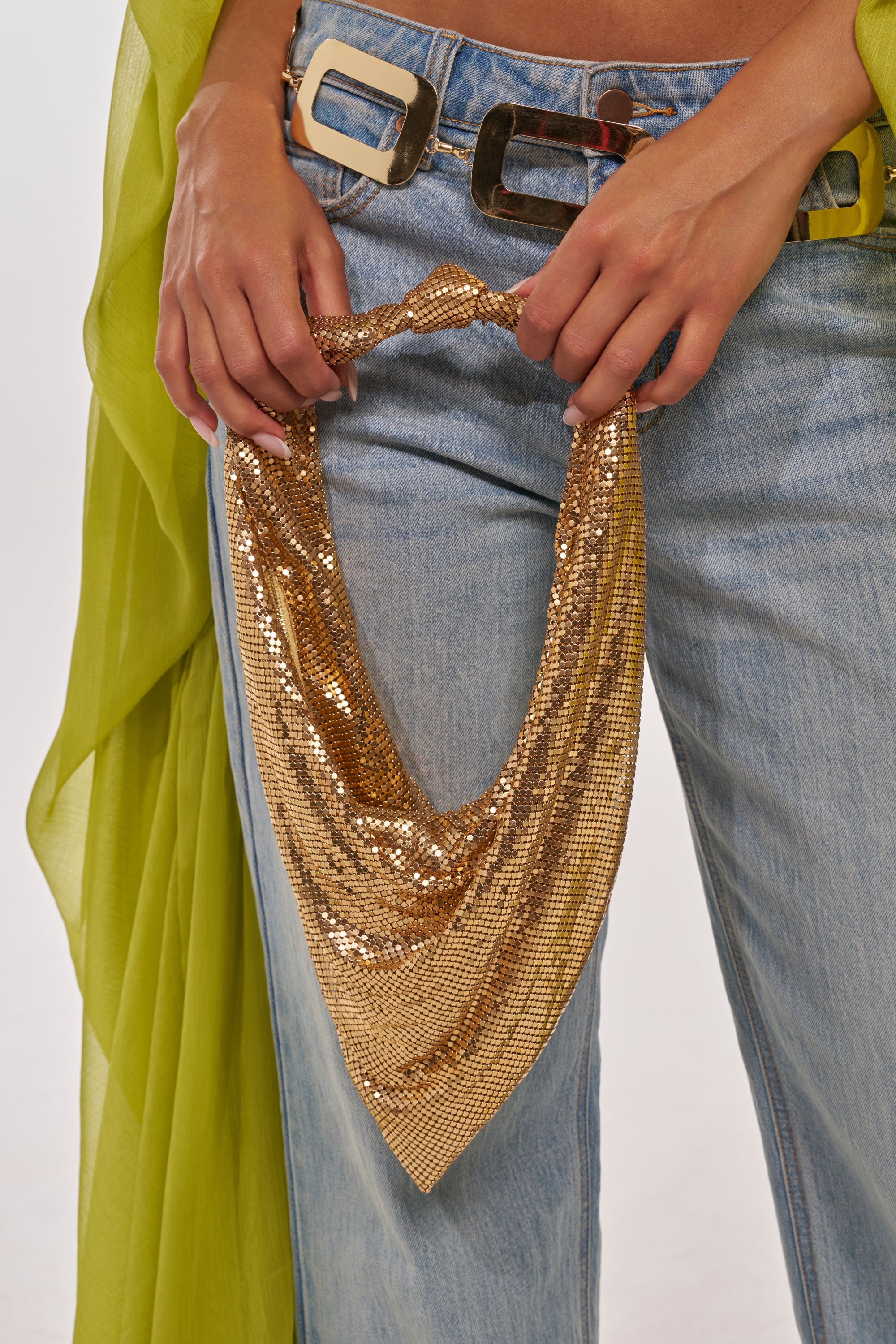 MEET ME AT THE DISCOTHEQUE CHAINMAILL BAG