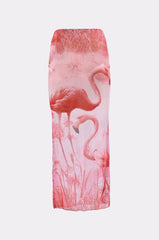 IM A FLAMINGO SWIM COVER SKIRT