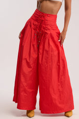 DANCE THE NIGHT AWAY PALAZZO PANT IN RED