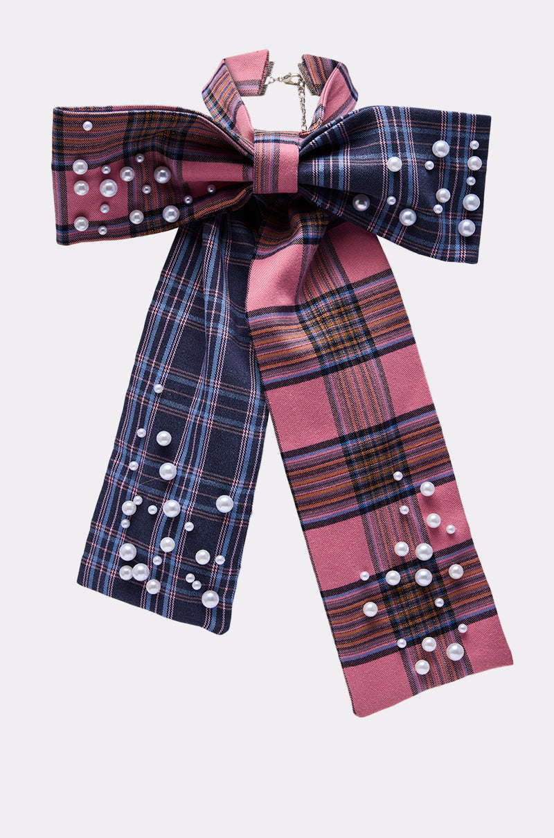 DREKE OVER THE TOP BOW NECKLACE
