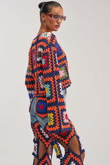MIXED FEELING CROCHET SWEATER
