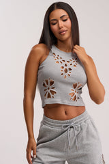 GIRLY POP CUTOUT TANK