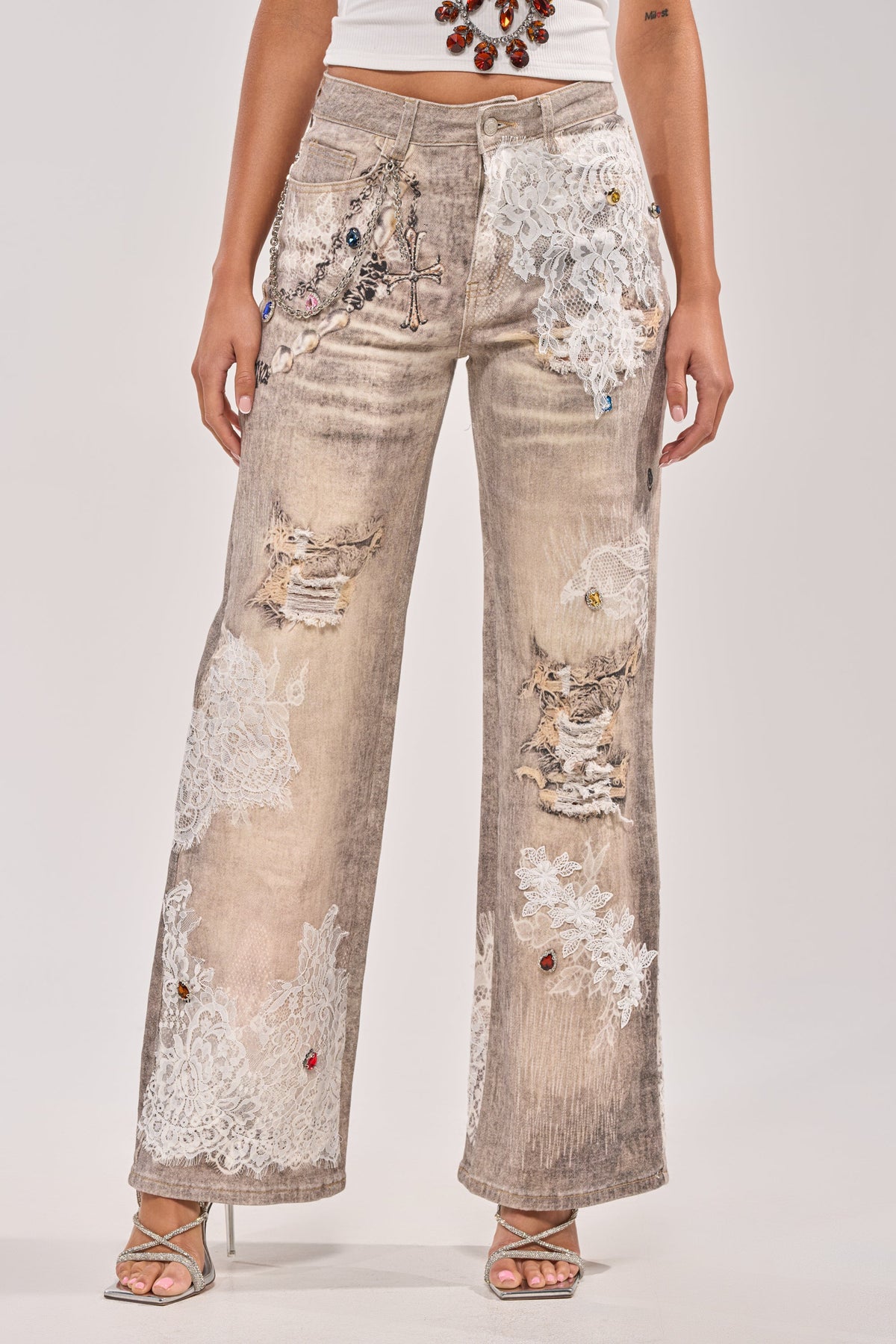 DONT MESS WITH ME RELAXED DENIM