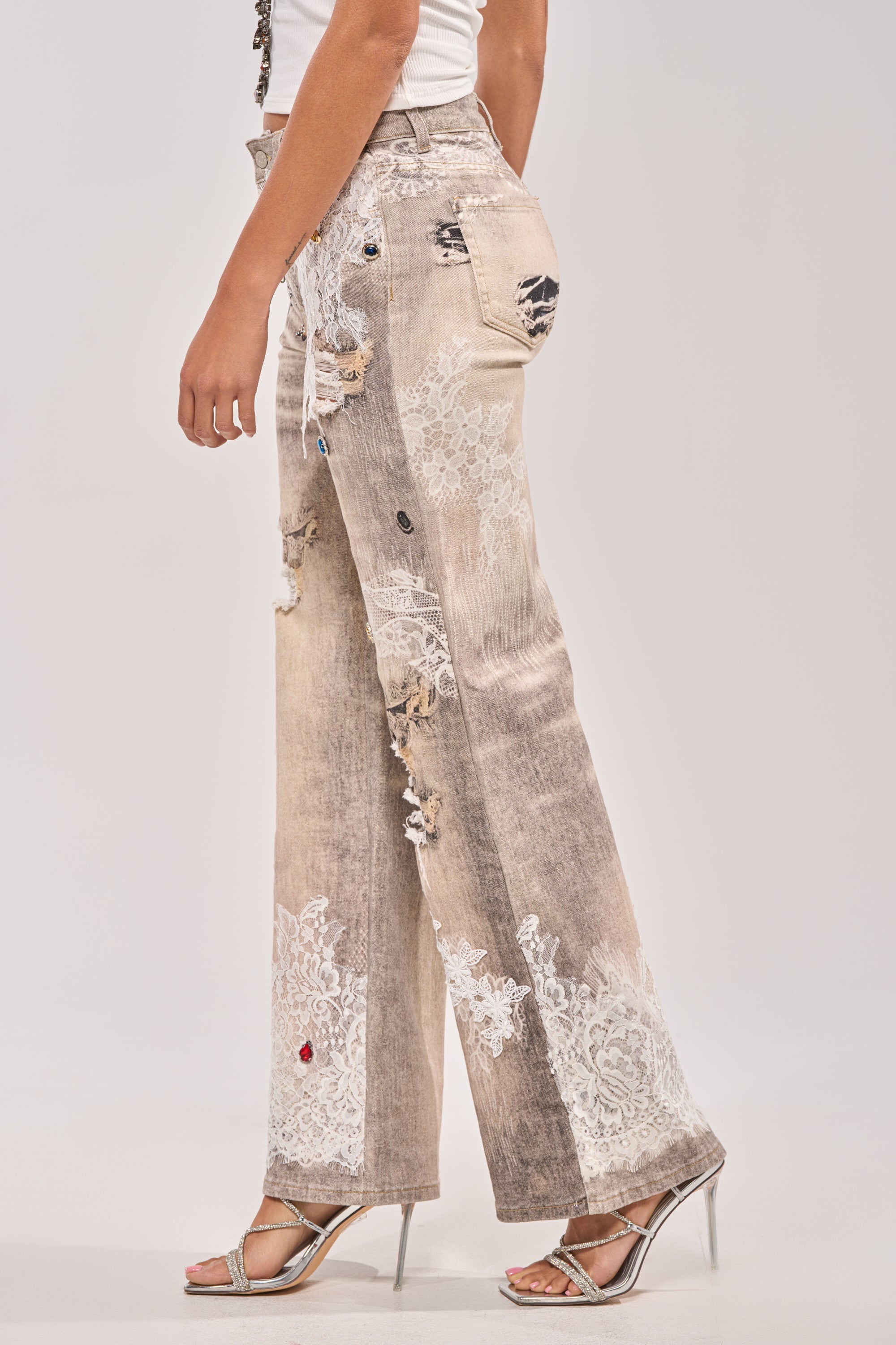 DONT MESS WITH ME RELAXED DENIM