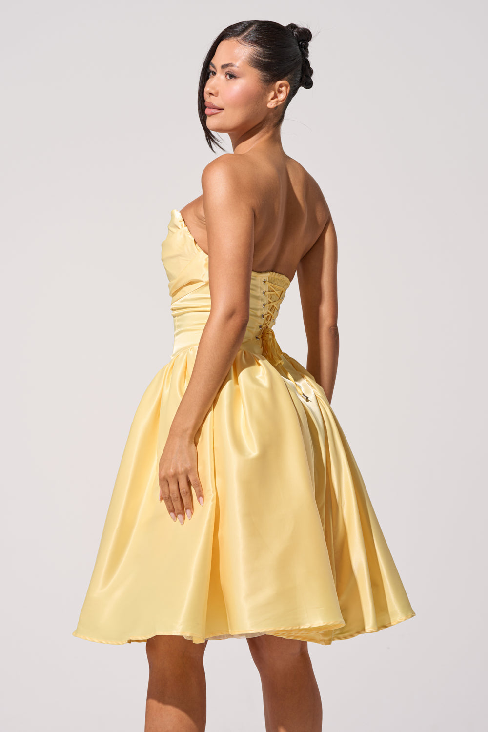 SHE CUTE CORSET MIDI DRESS