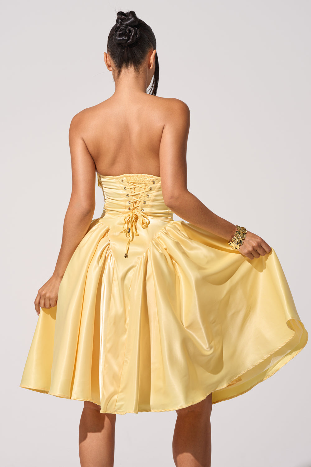 SHE CUTE CORSET MIDI DRESS